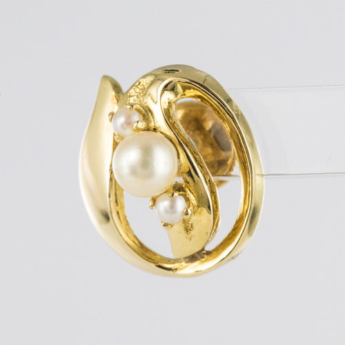 Boucles d'oreilles Boucles d'oreilles en or jaune et perles de culture 58 Facettes 15-240