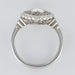 Ring 53 Round platinum lace and diamond ring 58 Facettes 20-086-55
