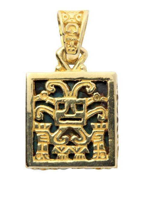 Malachite Inca pendant
