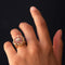 Bague 50 Bague rétro diamants rubis et fils d'or entrelacés 58 Facettes 20-155-49