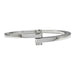 Cartier “Menottes” bracelet in white gold. 58 Facettes 30352