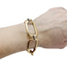 Bracelet Bracelet souple en deux tons d'or. 58 Facettes 30263