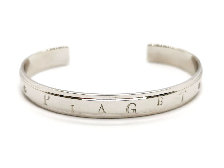 Bracelet Piaget Bracelet Jonc Possession Or blanc Diamant 58 Facettes 1132946CN