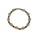Bracelet Rock crystal ball bracelet, lapis lazuli, yellow gold spacers. 58 Facettes 30350