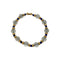 Bracelet Bracelet boules cristal de roche, lapis lazuli, intercalaires or jaune. 58 Facettes 30350
