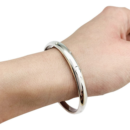 Bracelet Bracelet en or blanc et diamants 58 Facettes 30278