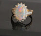 Ring POMPADOUR OPAL and Diamond Ring 58 Facettes 359