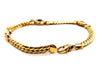 Bracelet Bracelet English mesh Yellow gold Sapphire 58 Facettes 1132937CD
