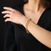 Bracelet Filed curb gold bracelet 58 Facettes 21-149
