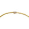 Collier Collier or jaune, diamant poire 1.02 ct, diamants navette et brillant. 58 Facettes 30530
