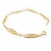 Bracelet Old filigree mesh bracelet 18 carat yellow gold 58 Facettes