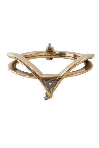 Bague 57 Bague Or jaune Diamant 58 Facettes