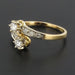 Ring 55 You and Me Diamond Ring, yellow gold and platinum 58 Facettes 17-315-55-1