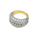 Bague 48 Bague Cartier or jaune, platine et diamants. 58 Facettes 30401