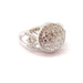 Bague Bague or blanc 18 carats diamants 58 Facettes