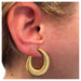 Boucles d'oreilles Paire de boucles d'oreilles "créoles" Zolotas en or jaune. 58 Facettes 27667