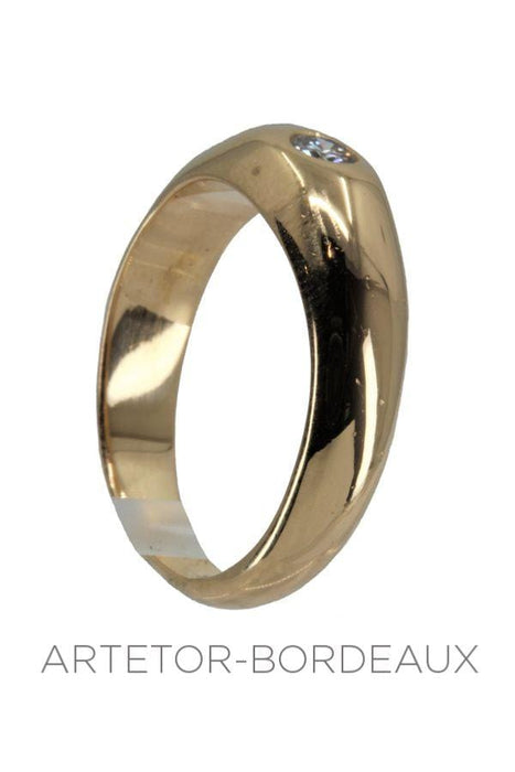 English diamond bangle ring 58 Facettes