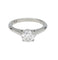 Bague 50 Bague Cartier "1895" solitaire diamant 0,81 carat, platine. 58 Facettes 30391