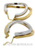 Boucles d'oreilles Créoles modernes 58 Facettes 14381