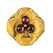 Brooch Old brooch garnets cabochons and diamonds 58 Facettes 17-283
