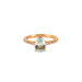 Ring 52 Aquamarine & diamond ring 58 Facettes