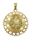 Pendentif Pendentif Or Turquoises Et Perle 58 Facettes 3096/1